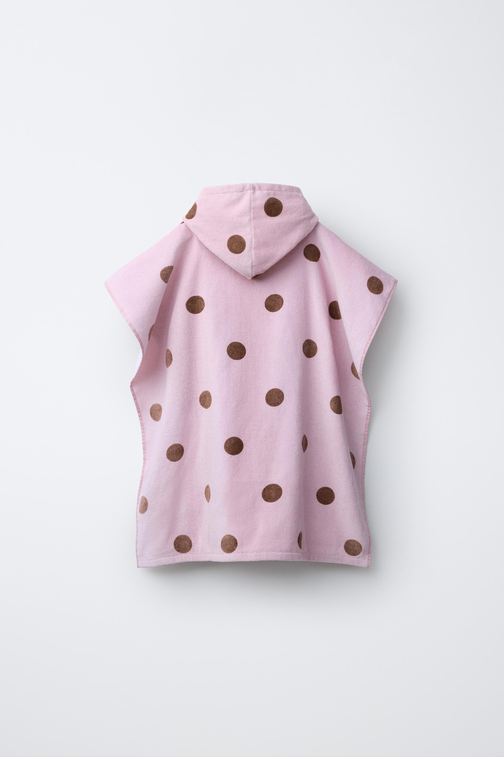 POLKA DOT TOWEL PONCHO